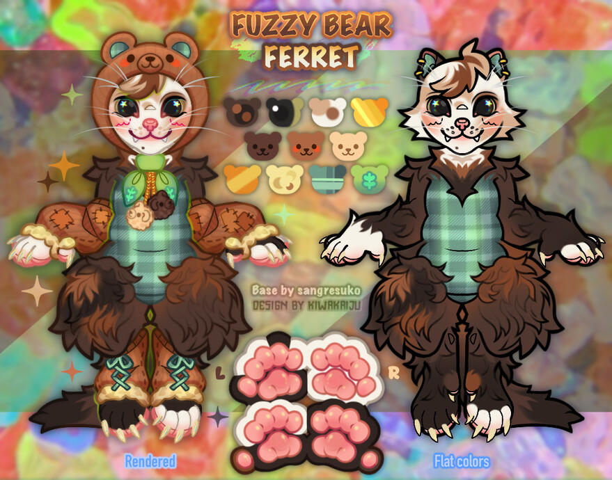 Fuzzy Bear Ferret