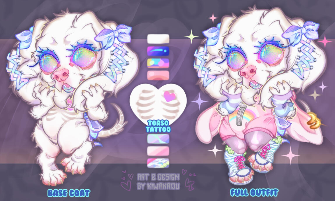 Glitter Ghost Basset Hound